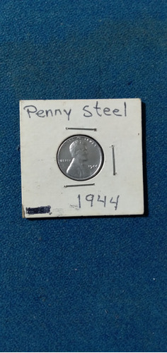 Centavo Americano Penny Steel 1944