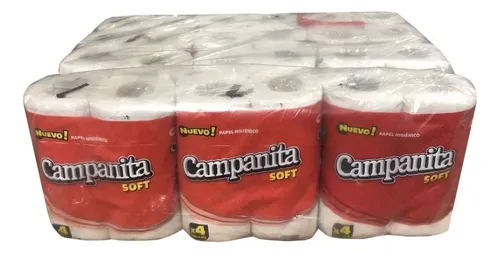 comprar Papel Higienico Campanita Soft Bolson 48 Rollos 30 Mts
