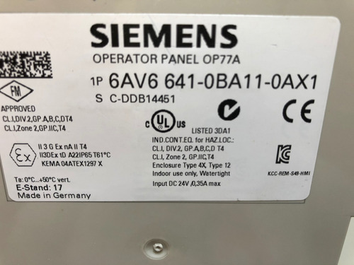 Panel Hmi Siemens