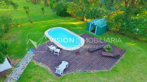 Imagen 18 de 30 de Chacra De 15 Hás Con El Confort De Hermosa Casa Reciclada, Barbacoa Y Piscina Climatizada.