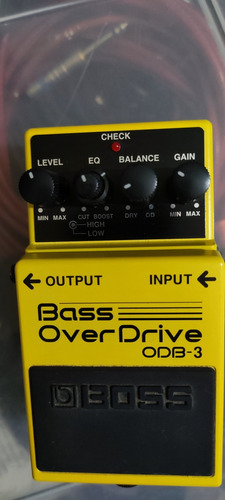 Pedal Overdrive Para Bajo Boss