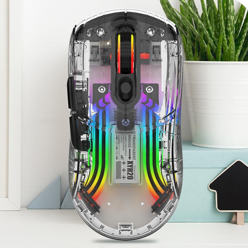 Ratón Para Juegos Con Receptor 5 Velocidades Dpi Negro