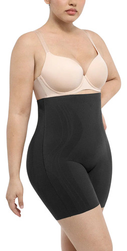 Short Reductor Modelador Invisible Magico Levanta Glúteos Negro Xxl