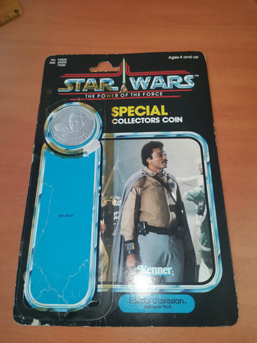 Cardback Y Moneda De Lando Calrissian General Potf Star Wars (Usado)