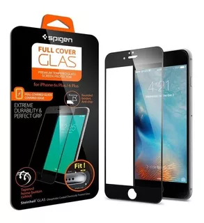 Vidrio Full Cover Glass Spigen X1 iPhone 6 Plus 6s Plus