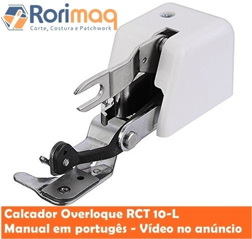 Calcador Sapatilha Overlock Com Corte Arremate Singer E Etc