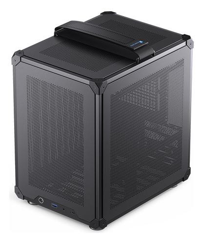 Gabinete Gamer Itx Jonsbo C6 Tg Mesh Negro Mini