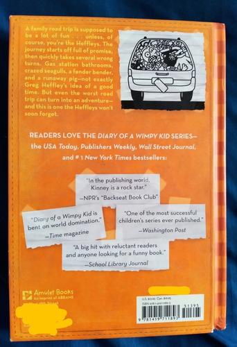 Libro Diary Of A Wimpy Kid 9: The Long Haul, Jeff Kinney (Usado)