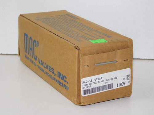 New Mac 56c-13-597aa 120/110 Vac Pneumatic 3 Way Sol Cct