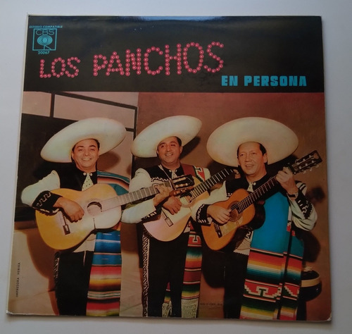 Lp Trío Los Panchos - En Persona. J 