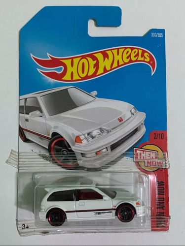 Hot Wheels 90 Honda Civic Ef Then And Now Blanco 330/365