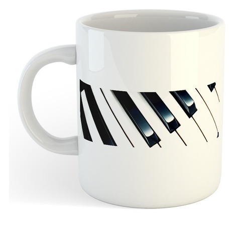 Taza De Ceramica Piano Teclado Organo Musica Instrumento M10