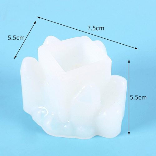 . Molde De Silicona For Racimo, Molde De Cristal De Resina