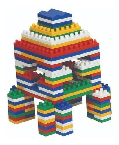 Bloques De Construcción Play & Learn, 500 Piezas En Bolsa [u