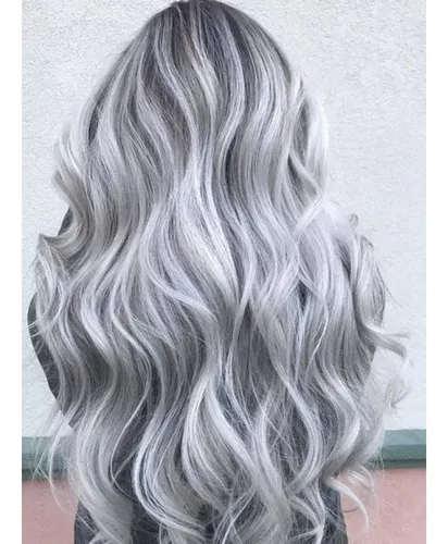 Tinta Platinum Acinzentado P/ Cabelo Loiro Platinado Lindo