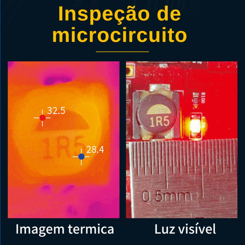 Câmera Térmica Infiray T2splus Infravermelho Android Tipo C