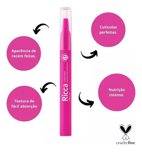 Caneta Para Nutrição Intensa De Unhas E Cutícula Ricca