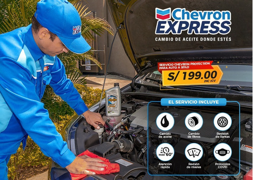Imagen 1 de 4 de Servicio De Cambio De Aceite Chevron Protection Auto