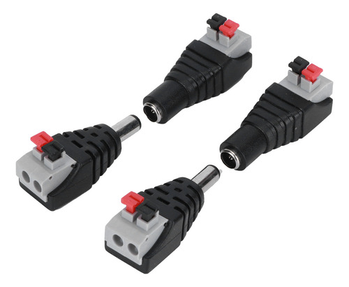 Adaptador De Enchufe De Corriente Continua Macho Y Hembra De