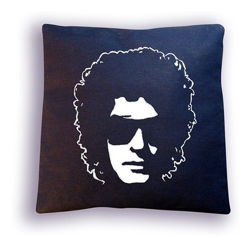 Gustavo Cerati Almohadon Azul O Negro 40x40 Cm