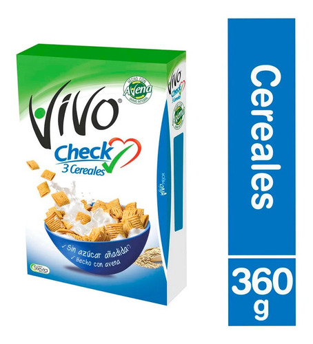 Cereal Vivo Check 360gr(3unidad)-super