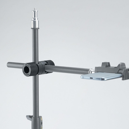 Photography Light Stand Center Handle Shaft Connector Black