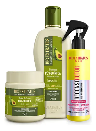 Kit Reconstrutor + Pós-química 250ml/g