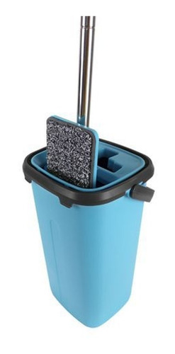 Imagem 3 de 5 de Kit Mop Flat Tira Pó + Balde Espremedor Ideal