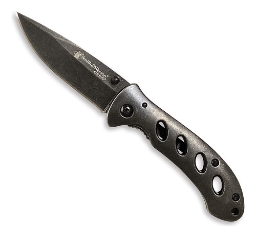 Canivete Smith & Wesson Oasis Sw421 Liner Lock Preto Lavado