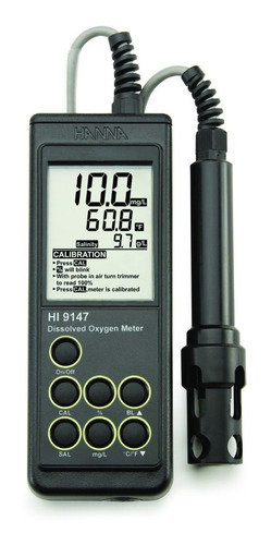 Hanna Instruments Medidor De Oxígeno Disuelto Hi 9147-04
