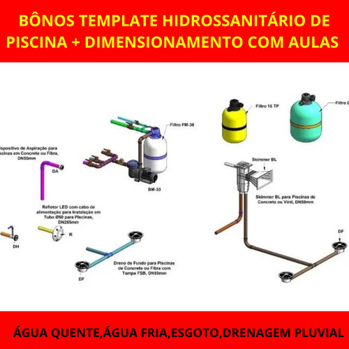 Revit Hidrossanitário Com Rotinas Dynamo+piscina Com Aulas