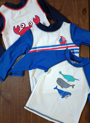 Remera Camiseta Baño Niño Cat &jack Upf 50