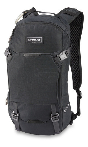 Mochila De Hidratación Dakine 10 Lts Drafter 3lts P/ Agua Color Negro