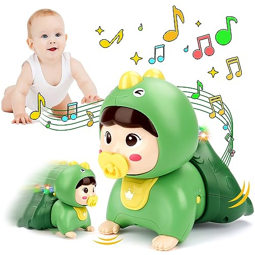 Muñecos Bebé Gateadores, Juguetes Musicales Y Luces B...