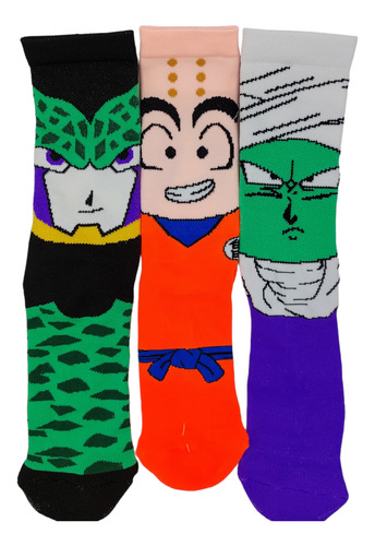Calceta Sport Cell Krilin Piccolo Dragon Ball Calceta Larga