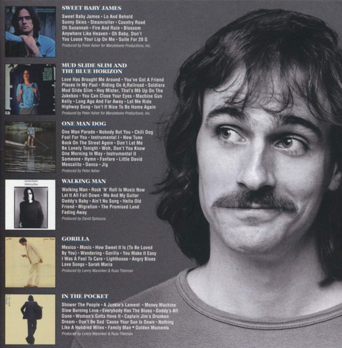 James Taylor - The Warner Bros 1970 -1976 - 6 Discos Cd