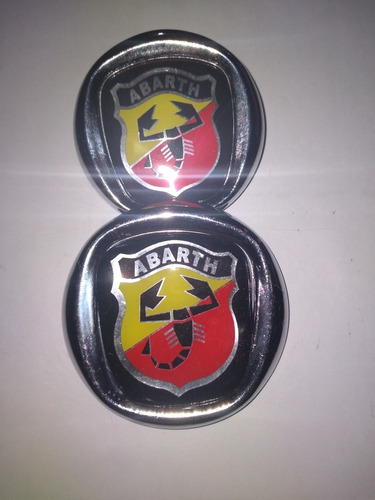 Kit Emblema Parrilla Y Maleta  Abarth