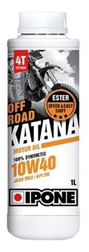 Aceite Moto Katana Off Road 4t Sintetico 10w40 1l Ipone