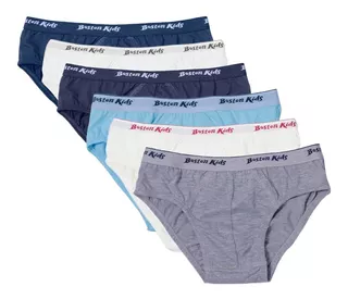 Pack X6 Calzoncillos Boston Kids Multicolor