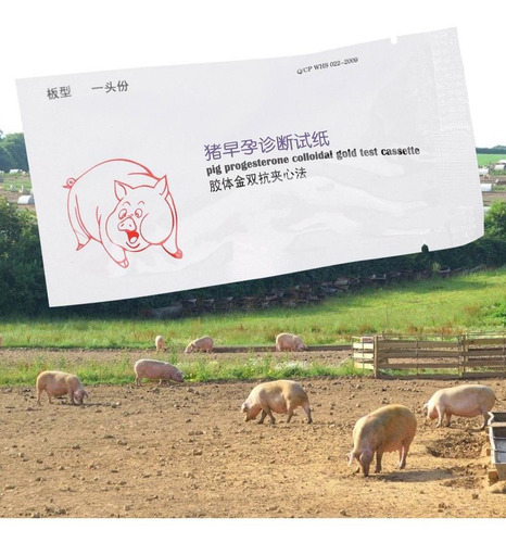 Imagen 6 de 9 de Cerdo De Embarazo Diagnóstico Probador Prueba Tira Porcina C