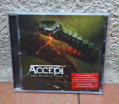 Accept - Too Mean To Die (cd Nuevo)