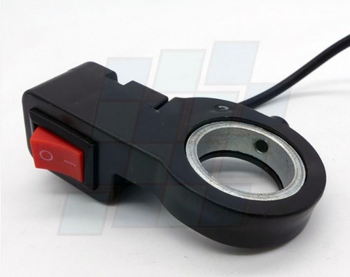 Imagen 2 de 6 de Switch Tecla Ficha Interruptor Moto 1 Punto Soporte Manillar