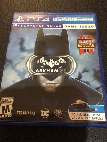 Videojuego Batman Arkham Vr. Para Ps4 | Envío gratis