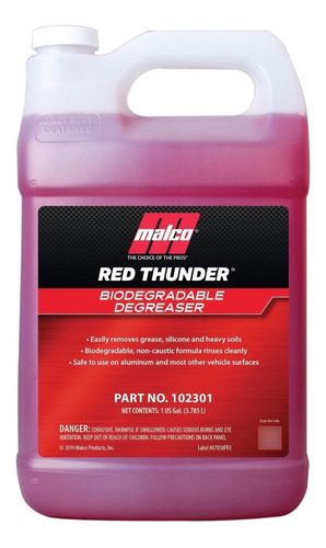 Apc Red Thunder Biodegradable Cleaner And Dgrsr 1 Gal.
