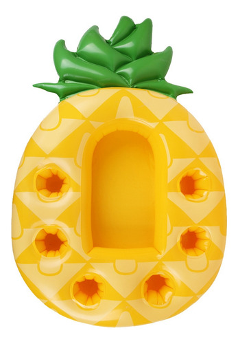 Flotador Inflable Para Bebidas Con Forma De Piña, Enfriador