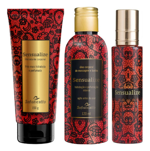 Perfume Feminino Feromonios E Óleo Corporal