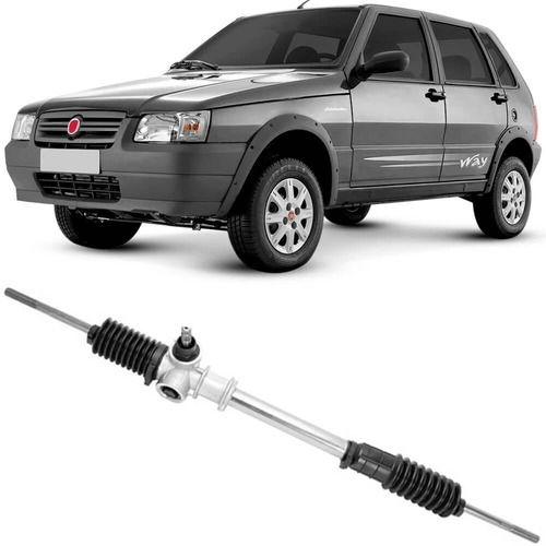 Imagem 2 de 4 de Caixa Direção Mecânica Fiat Uno Sem Pino Original Nakata