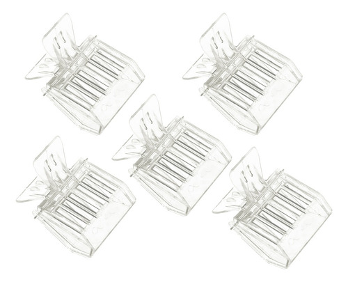 A) 5 Pcs Plastic Queen Bee Collector Clip Cage Catching