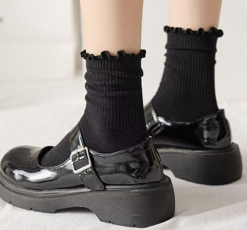 6 Pares Calcetines Mujer Calcetas Largas Moda Tines Dama
