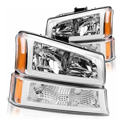 Dwvo Conjunto De Faros Delanteros Compatible Con Chevy Avala